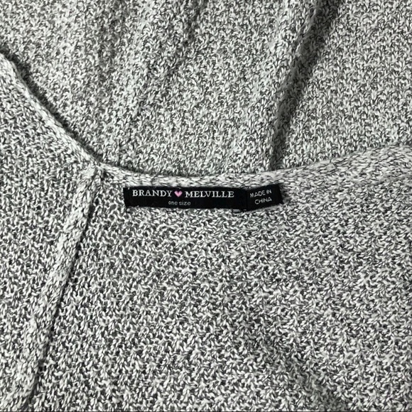 BRANDY MELVILLE Lightweight Marled Knit Cardigan - Picture 6 of 9
